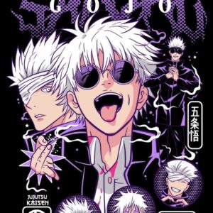Gojo Satoru Oversized Anime T-Shirt