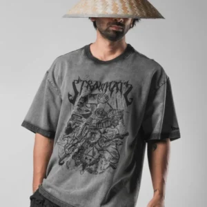 Itachi Uchiha Crow Design Oversized T-Shirt